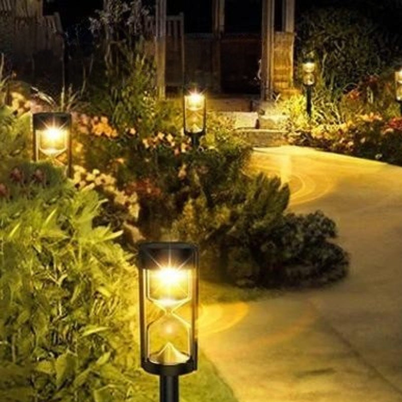 Landscape Lighting Hourglass Solar Stake for Path | Outdoor