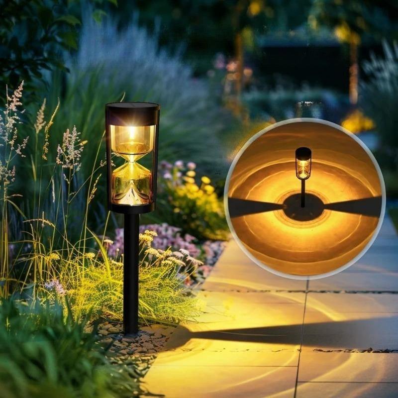 Landscape Lighting Hourglass Solar Stake for Path | Outdoor