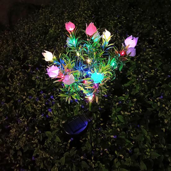 Landscape Lighting Solar Flower Stake for Garden | Decoration