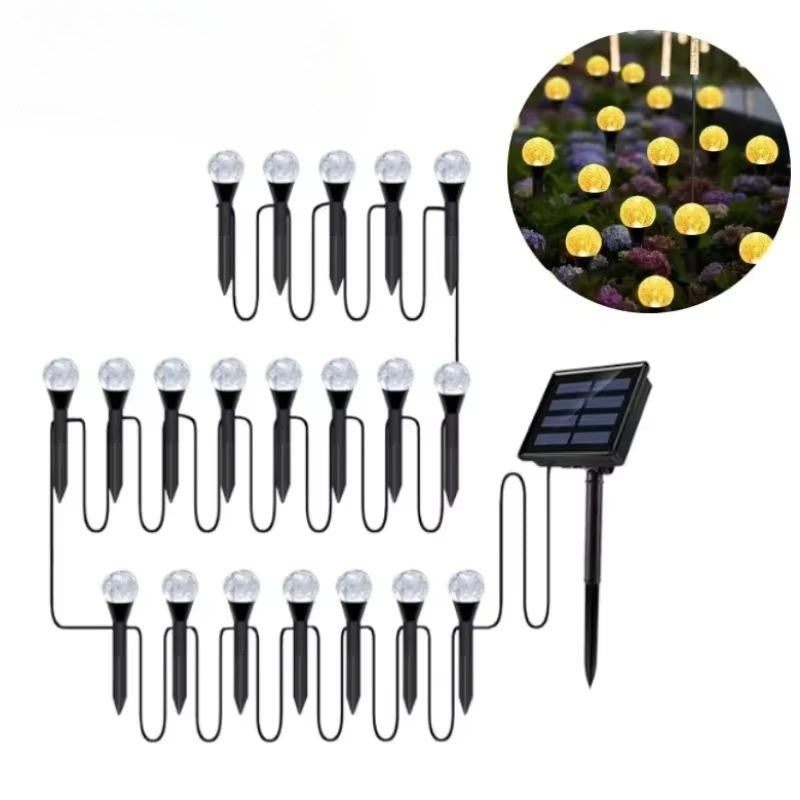 Landscape Lighting Solar LED Stake Garden Bubble | Outdoor