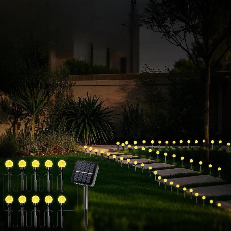 Landscape Lighting Solar LED Stake Garden Bubble | Outdoor