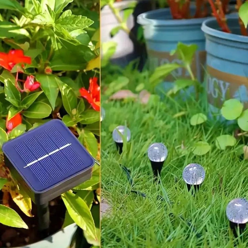 Landscape Lighting Solar LED Stake Garden Bubble | Outdoor