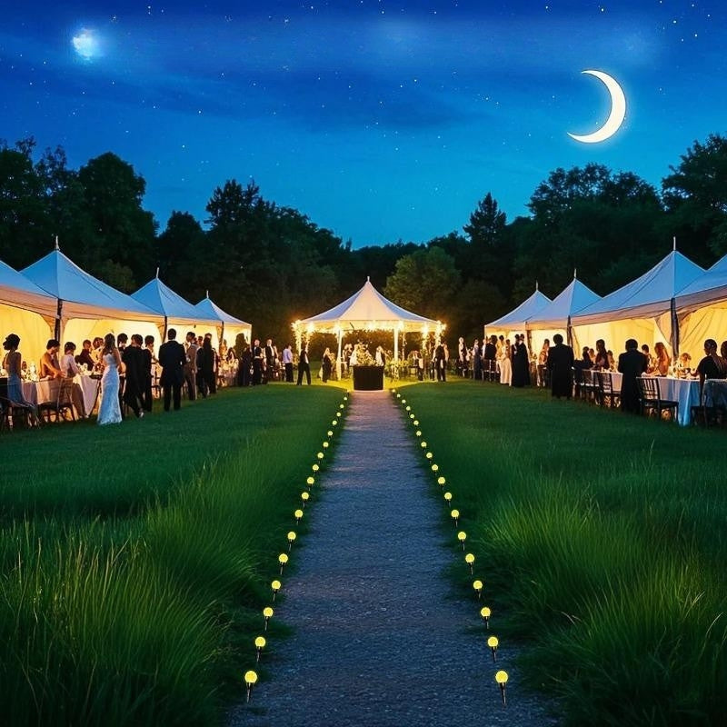 Landscape Lighting Solar LED Stake Garden Bubble | Outdoor