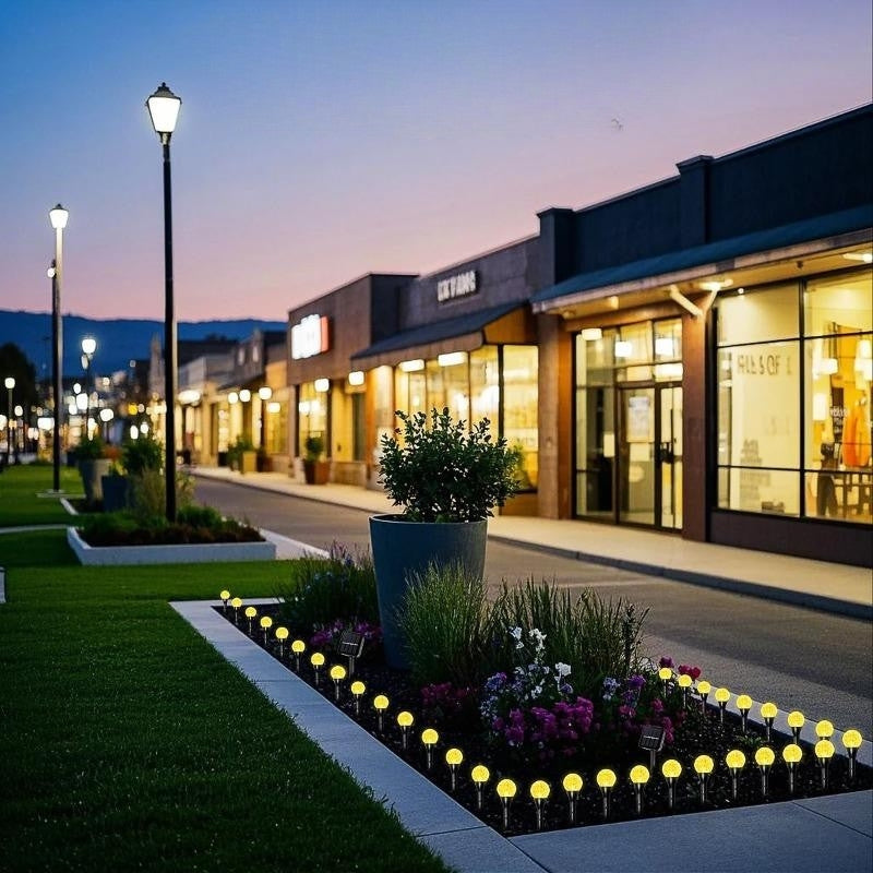 Landscape Lighting Solar LED Stake Garden Bubble | Outdoor