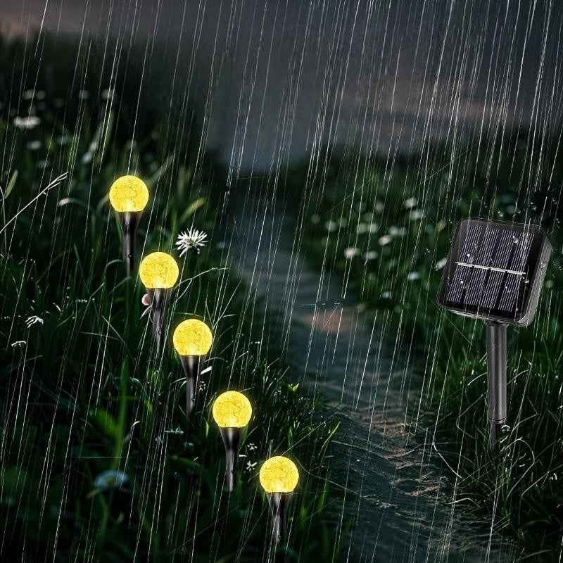 Landscape Lighting Solar LED Stake Garden Bubble | Outdoor
