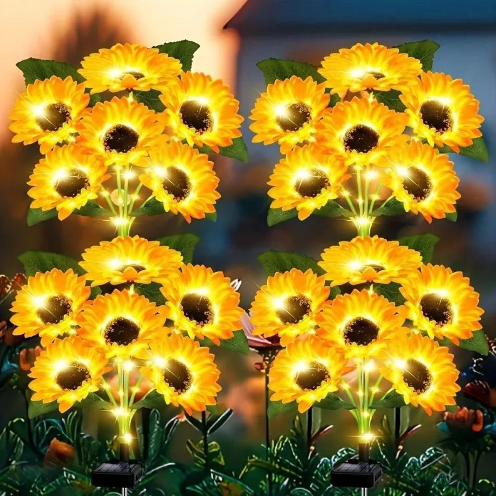 Landscape Lighting Solar Sunflower Stake | Garden