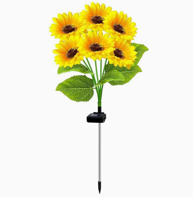 Landscape Lighting Solar Sunflower Stake | Garden