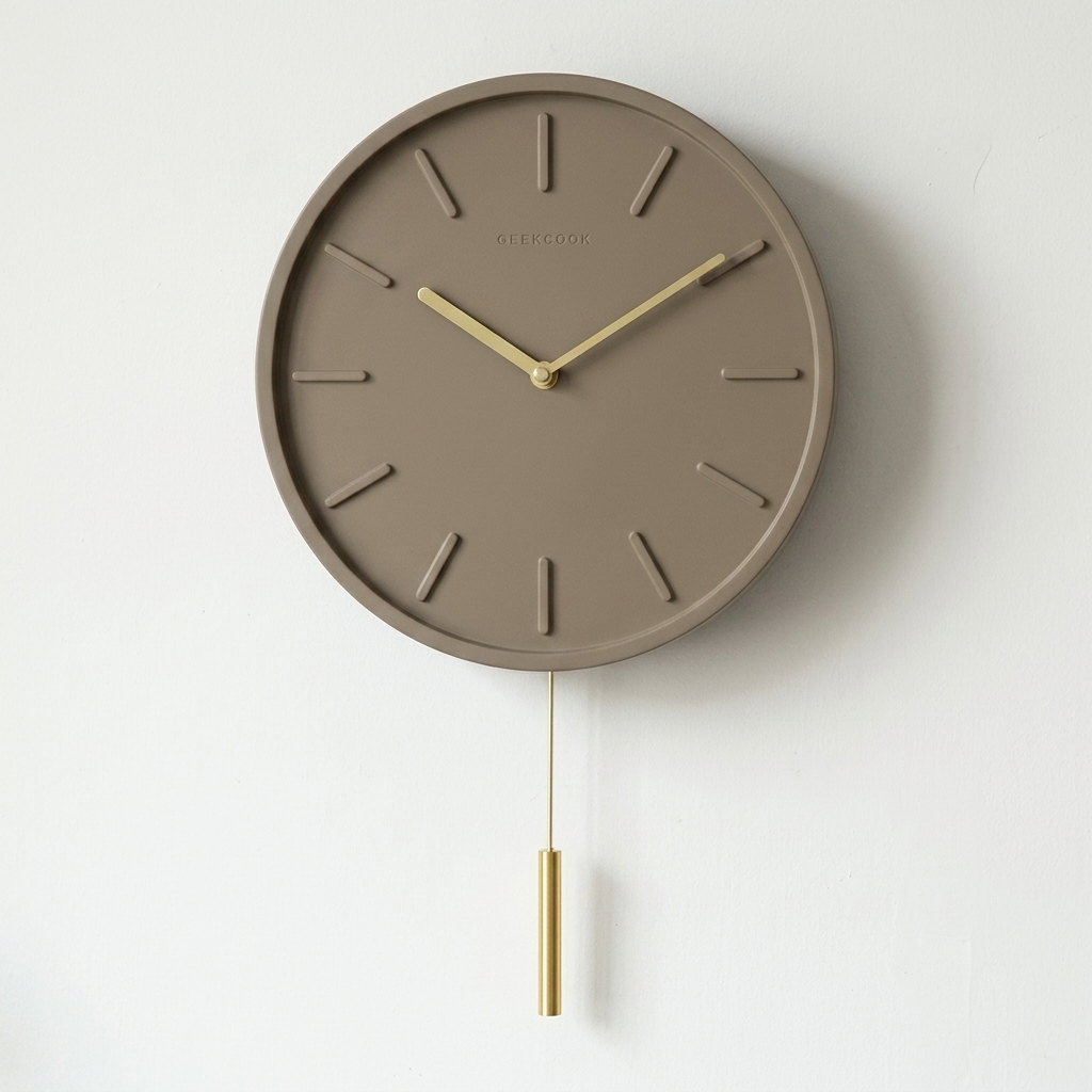 Minimalist Wall Clocks with Pendulum | Living Room