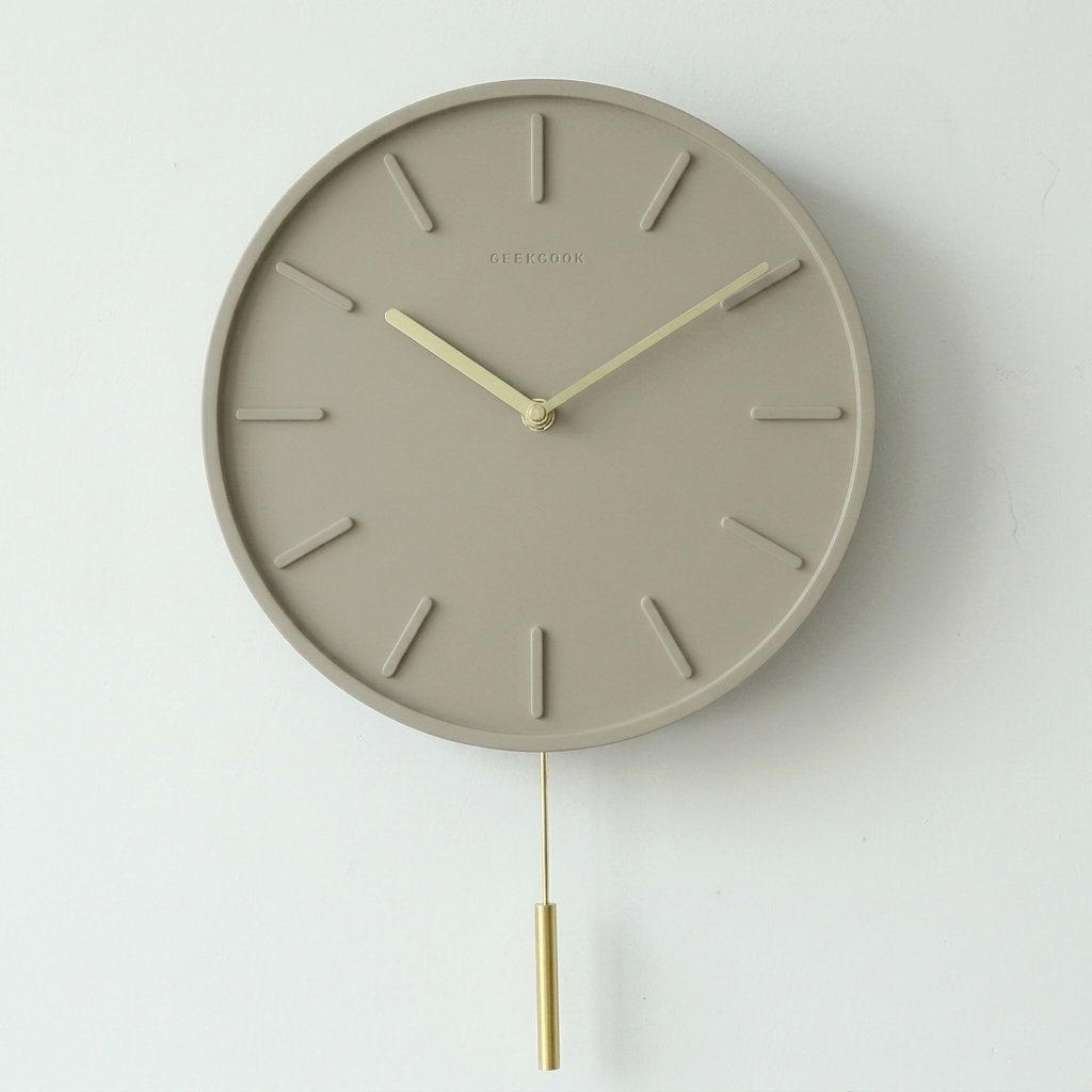 Minimalist Wall Clocks with Pendulum | Living Room