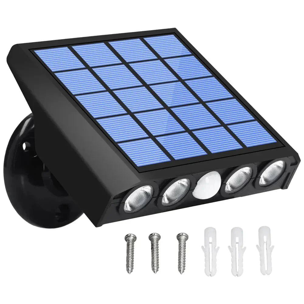 Motion Light Solar with Sensor & Swivel Mount | Wall