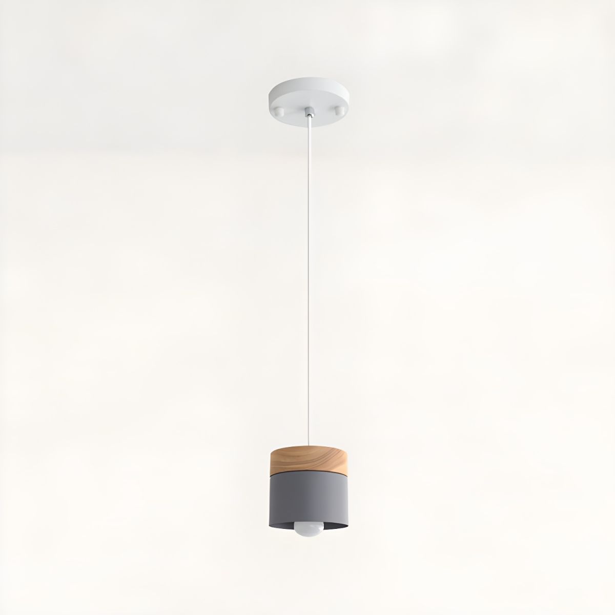 Pendant Light for Dining & Kitchen Room | Wood Top