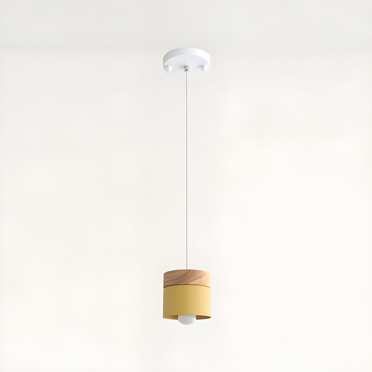 Pendant Light for Dining & Kitchen Room | Wood Top
