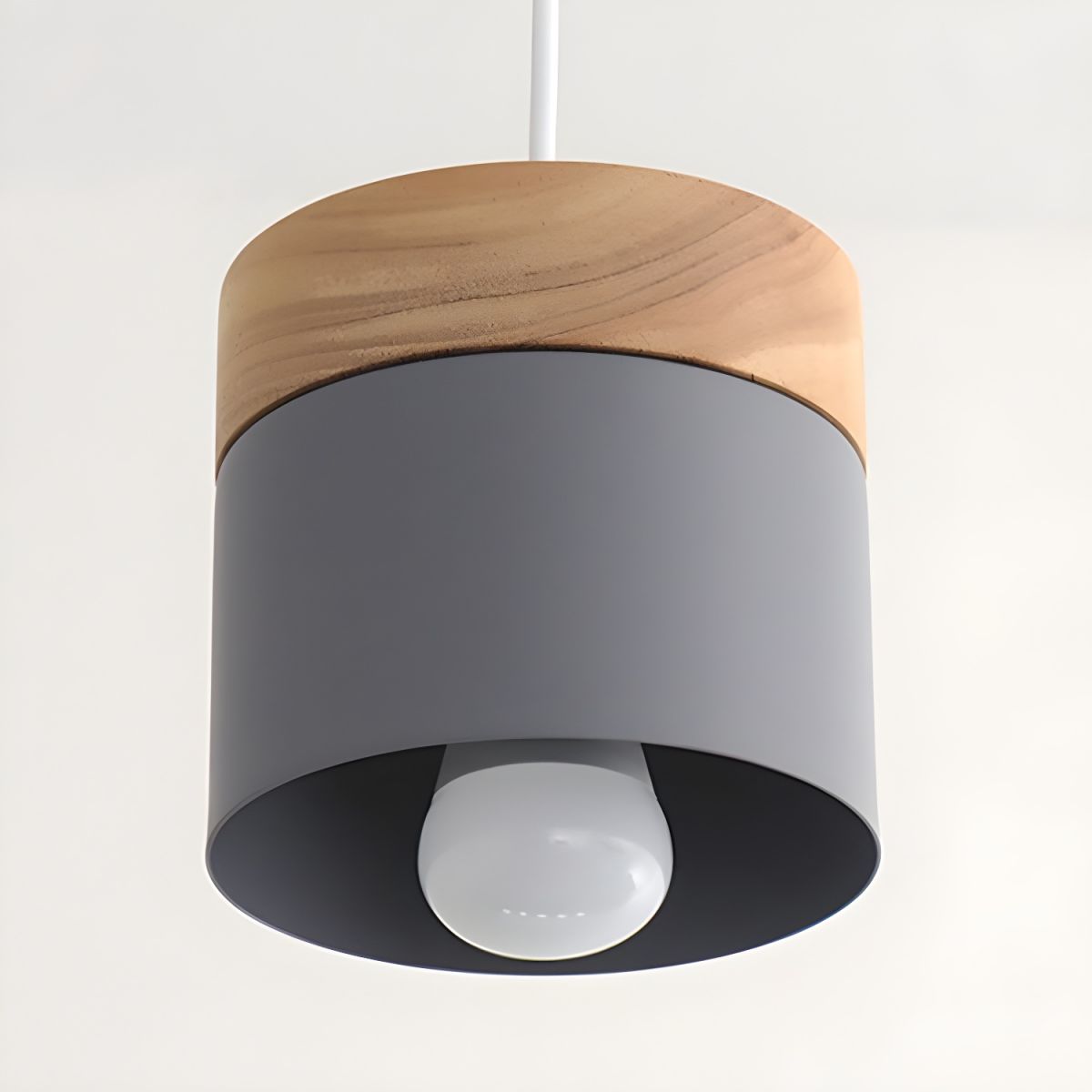Pendant Light for Dining & Kitchen Room | Wood Top