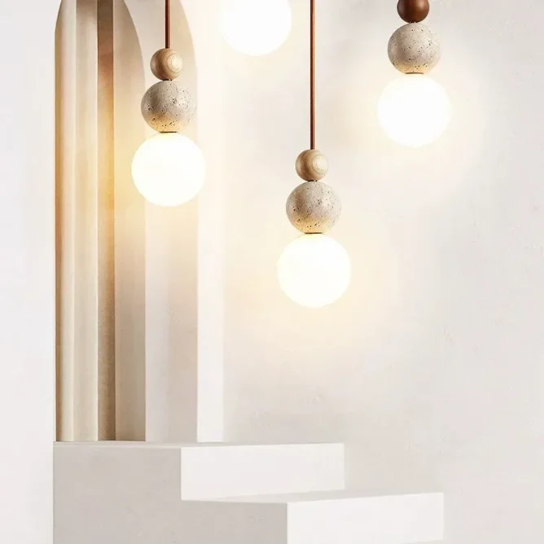 Pendant Light Stacked Sphere Design | 3-Tier