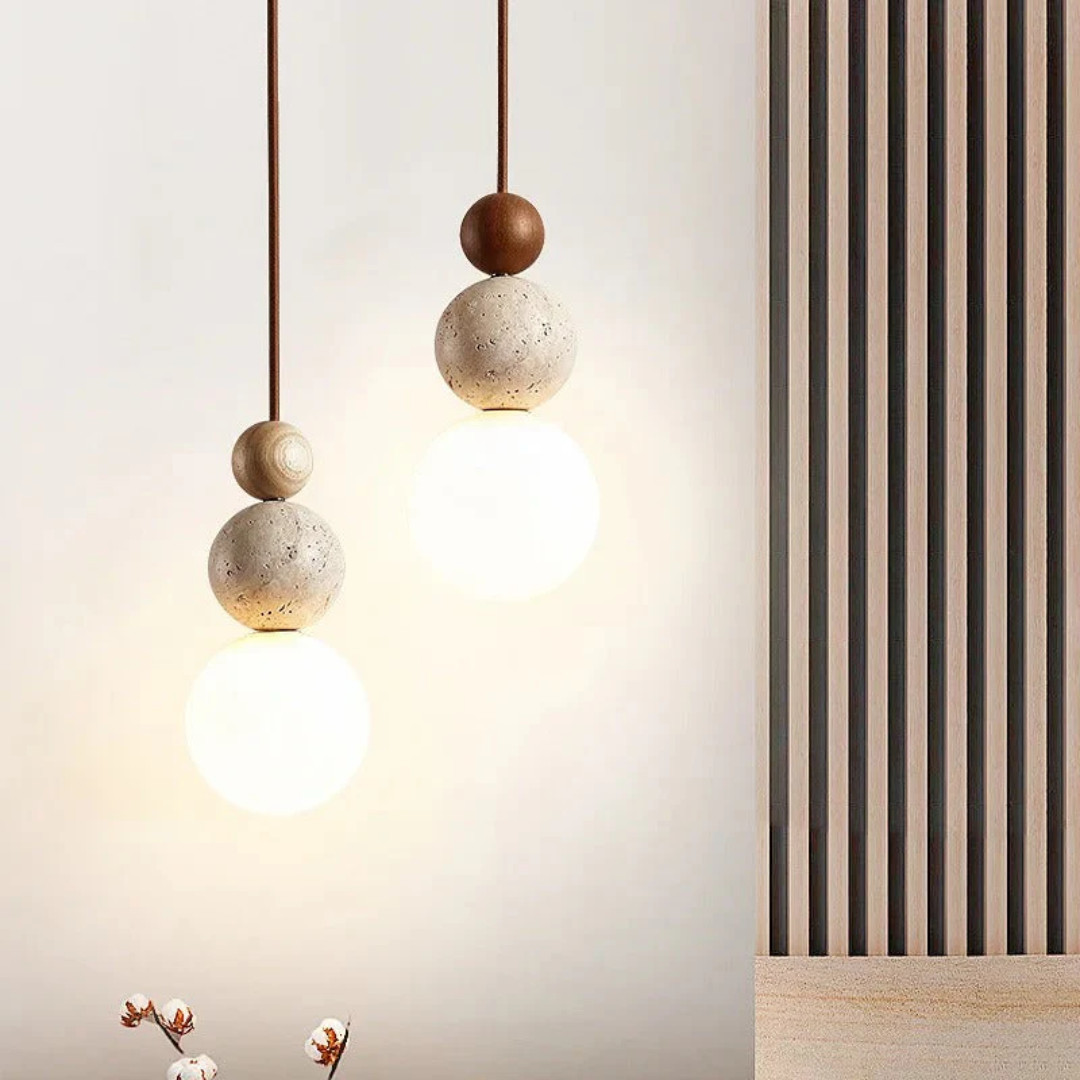 Pendant Light Stacked Sphere Design | 3-Tier