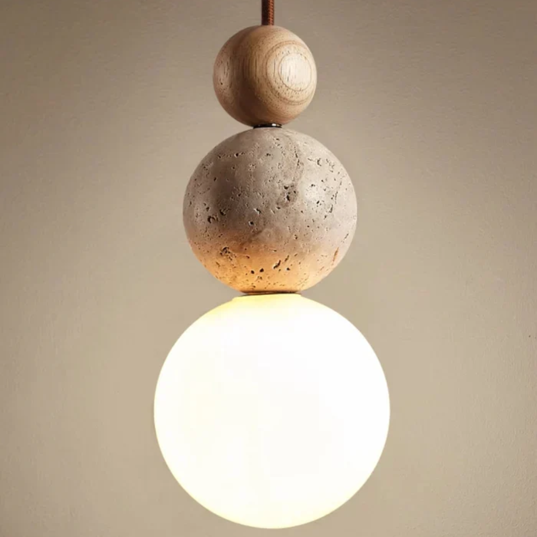 Pendant Light Stacked Sphere Design | 3-Tier