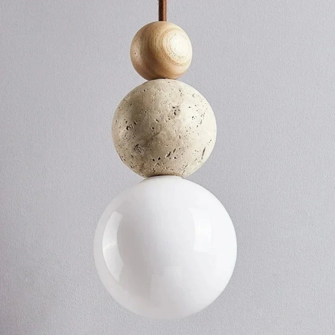 Pendant Light Stacked Sphere Design | 3-Tier