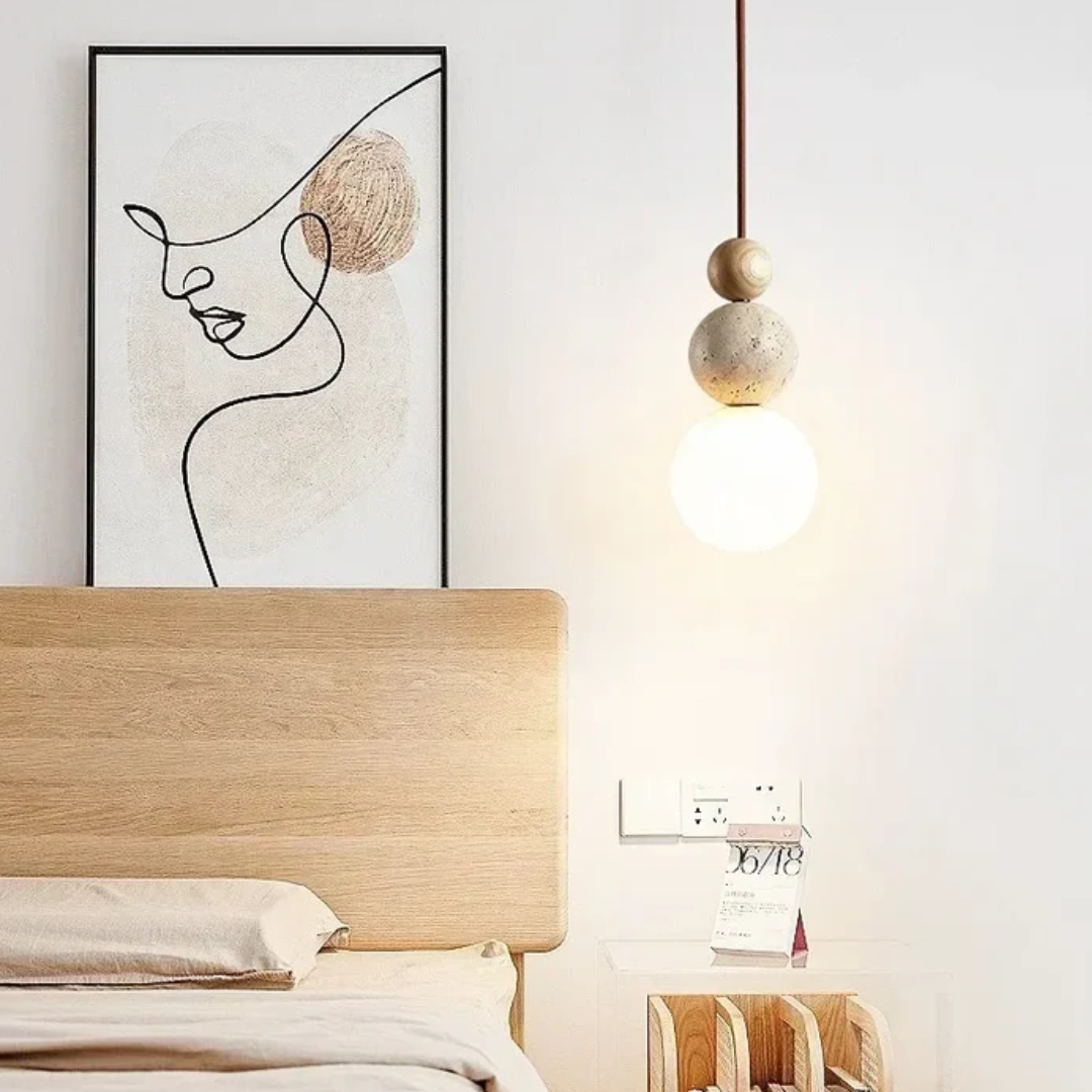 Pendant Light Stacked Sphere Design | 3-Tier
