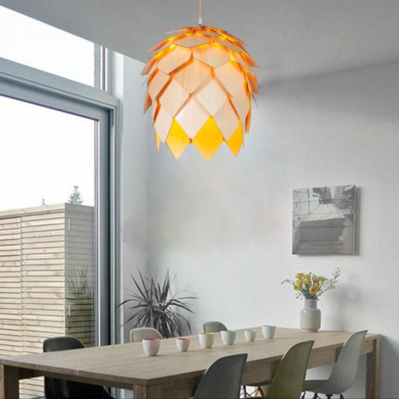 Pendant Light with Pinecone Shade | Kitchen & Dining Room