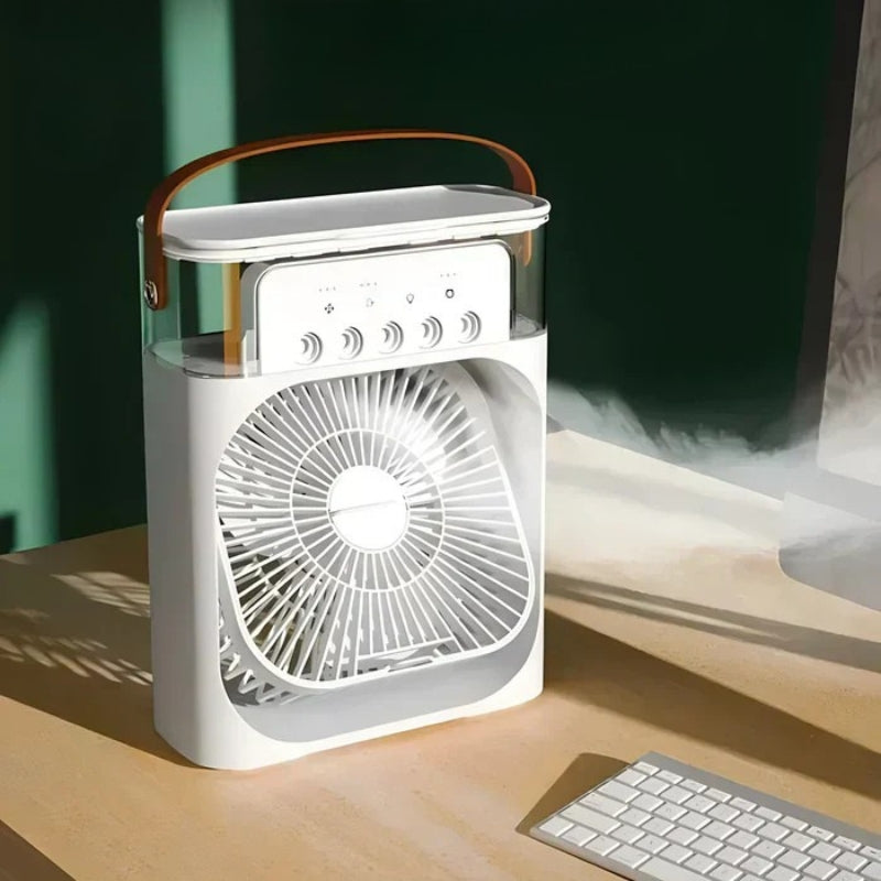 Portable Fan Evaporative Air Cooler with Mist | LED