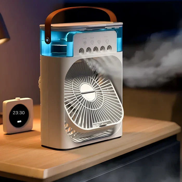 Portable Fan Evaporative Air Cooler with Mist | LED