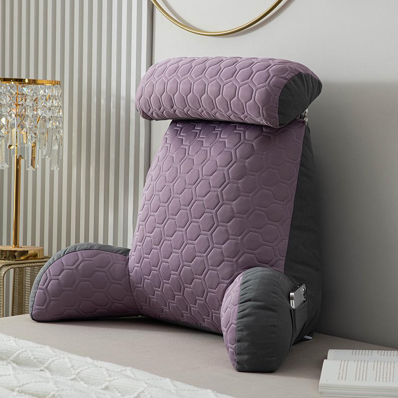 Pregnancy Pillow with Armrest & Pocket | Bed & Reading
