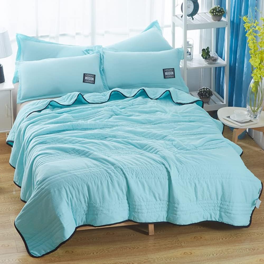 Quilted Cooling Blanket for Bed & Sofa | Bordered Trim