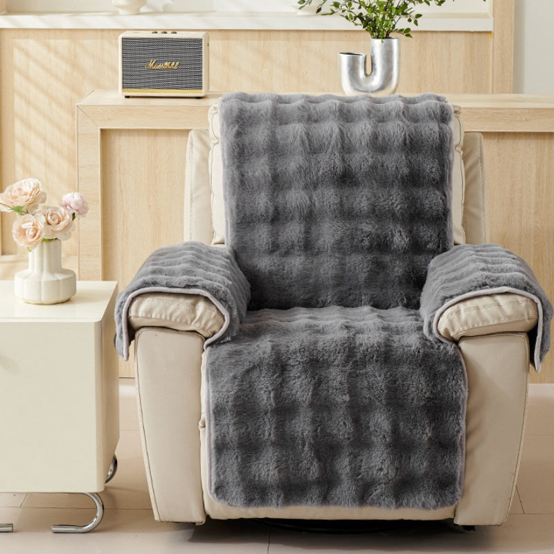 Recliner Sofa Covers Plush with Armrests | Non-Slip