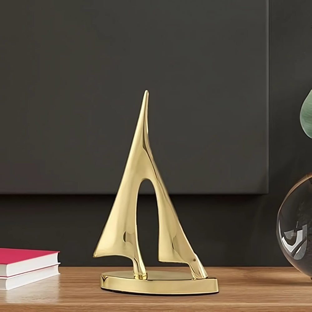 Sailboat Sculpture Gift Decor for Shelf | Modern