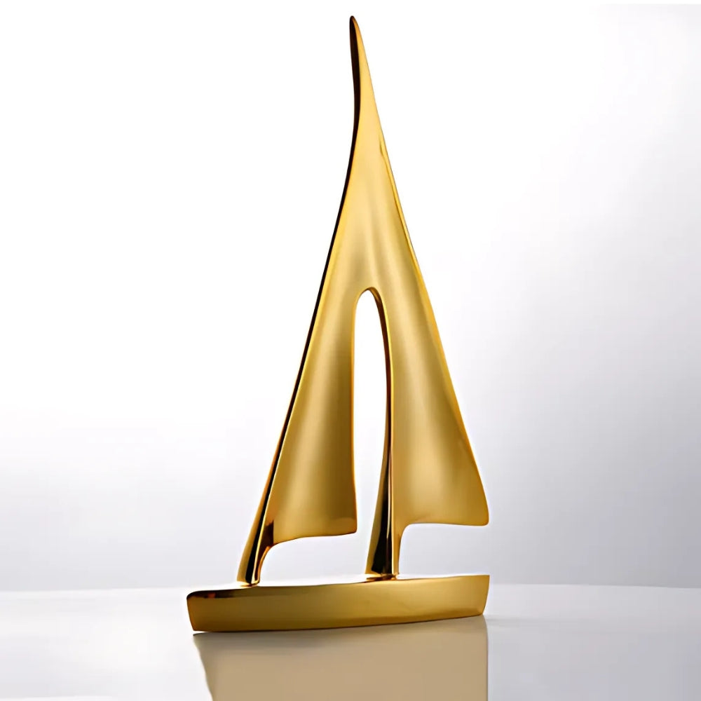 Sailboat Sculpture Gift Decor for Shelf | Modern