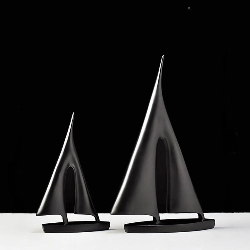 Sailboat Sculpture Gift Decor for Shelf | Modern