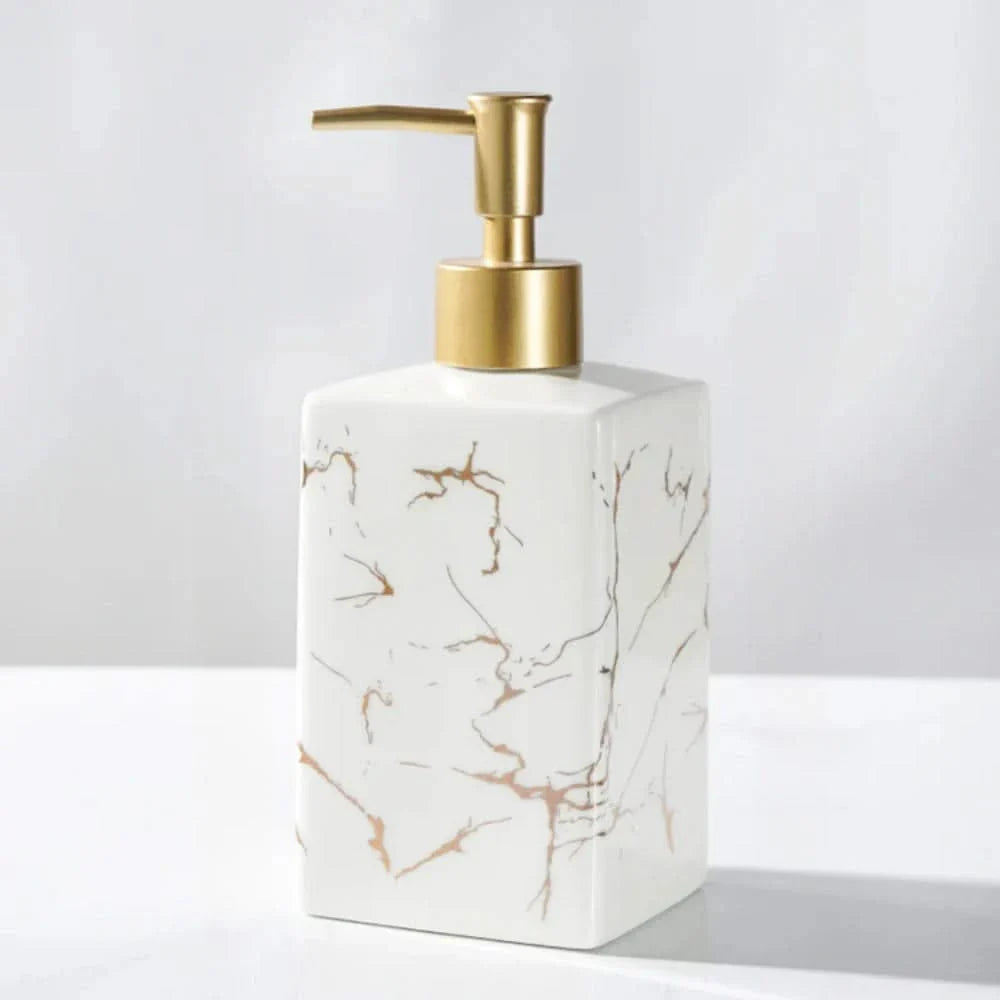 Soap Dispenser with Marble Design | Bathroom & Kitchen