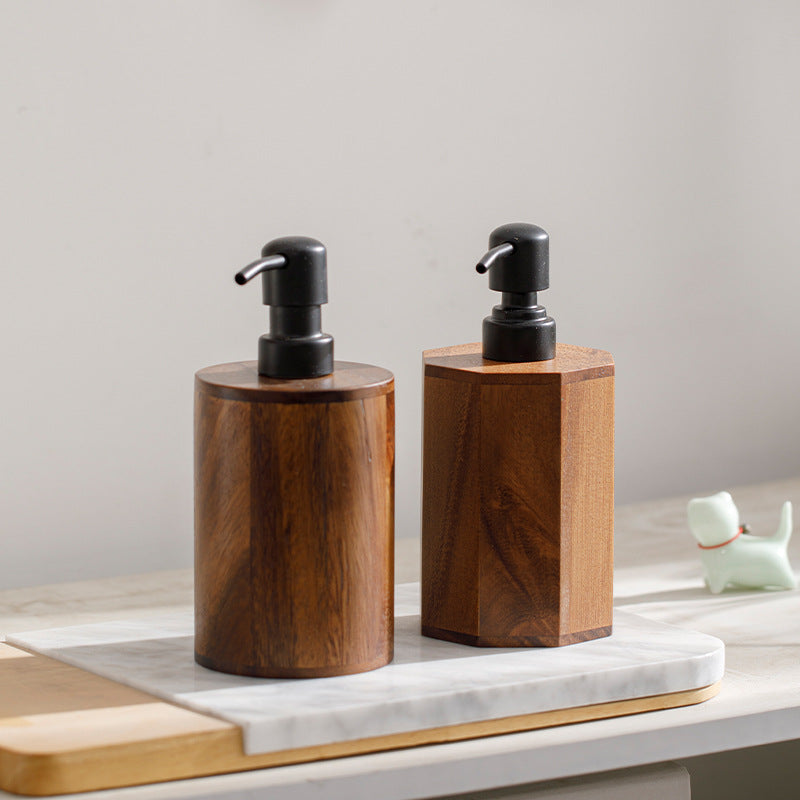 Soap Dispenser with Wood Design | Bathroom & Kitchen