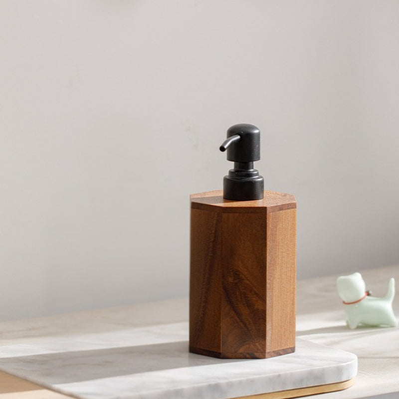 Soap Dispenser with Wood Design | Bathroom & Kitchen