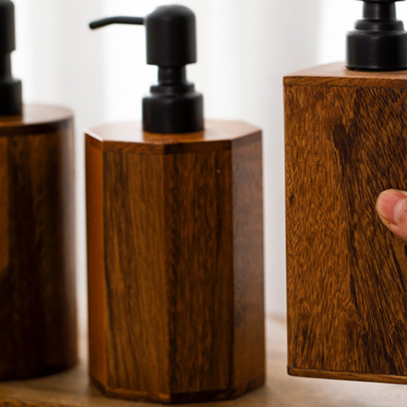 Soap Dispenser with Wood Design | Bathroom & Kitchen