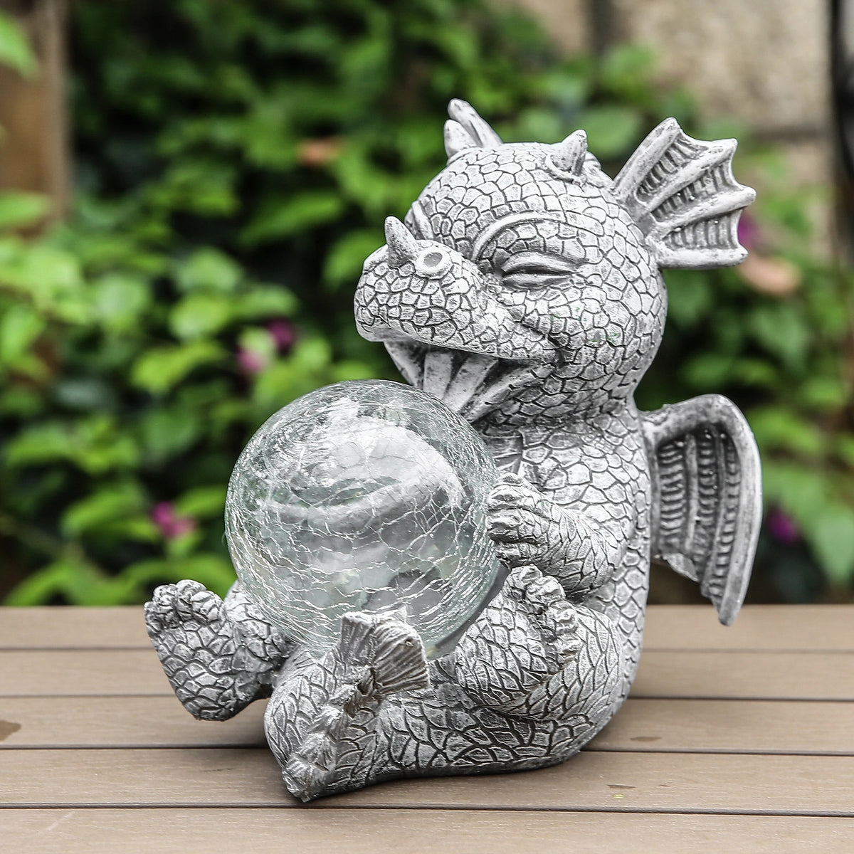 Solar Dragon Statue Decorative Lighting for Garden | Exterior