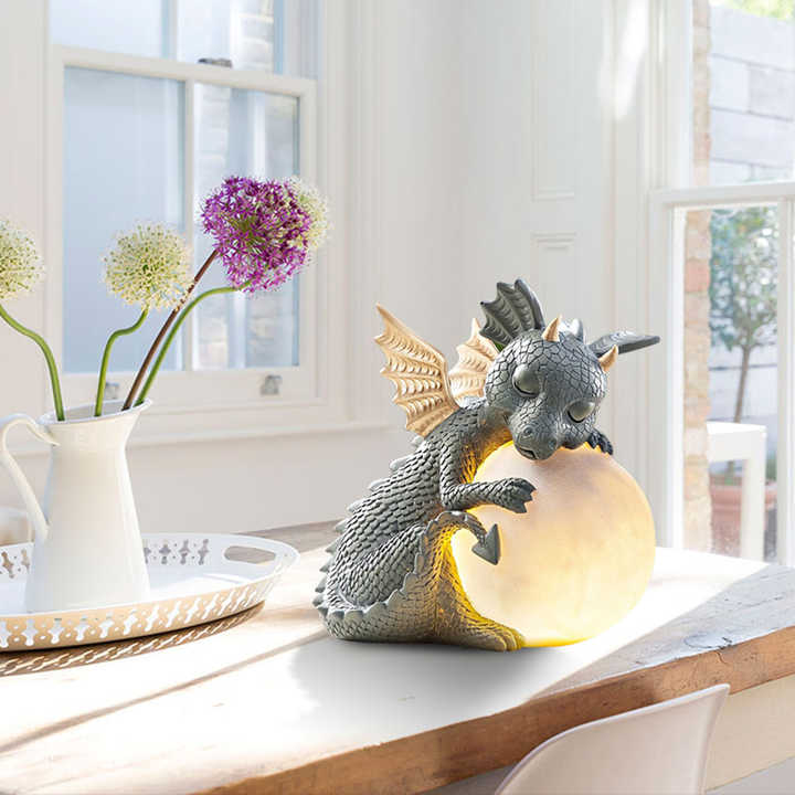 Solar Dragon Statue Decorative Lighting for Garden | Exterior