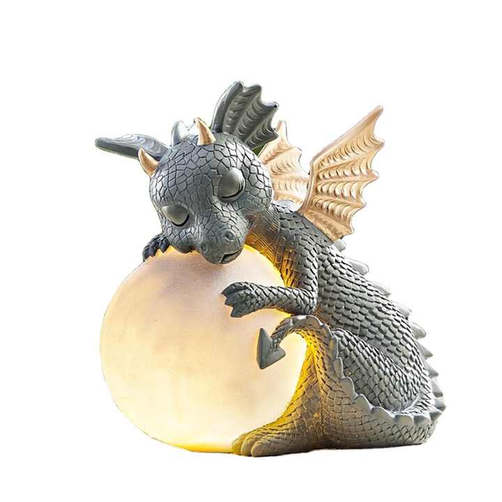 Solar Dragon Statue Decorative Lighting for Garden | Exterior