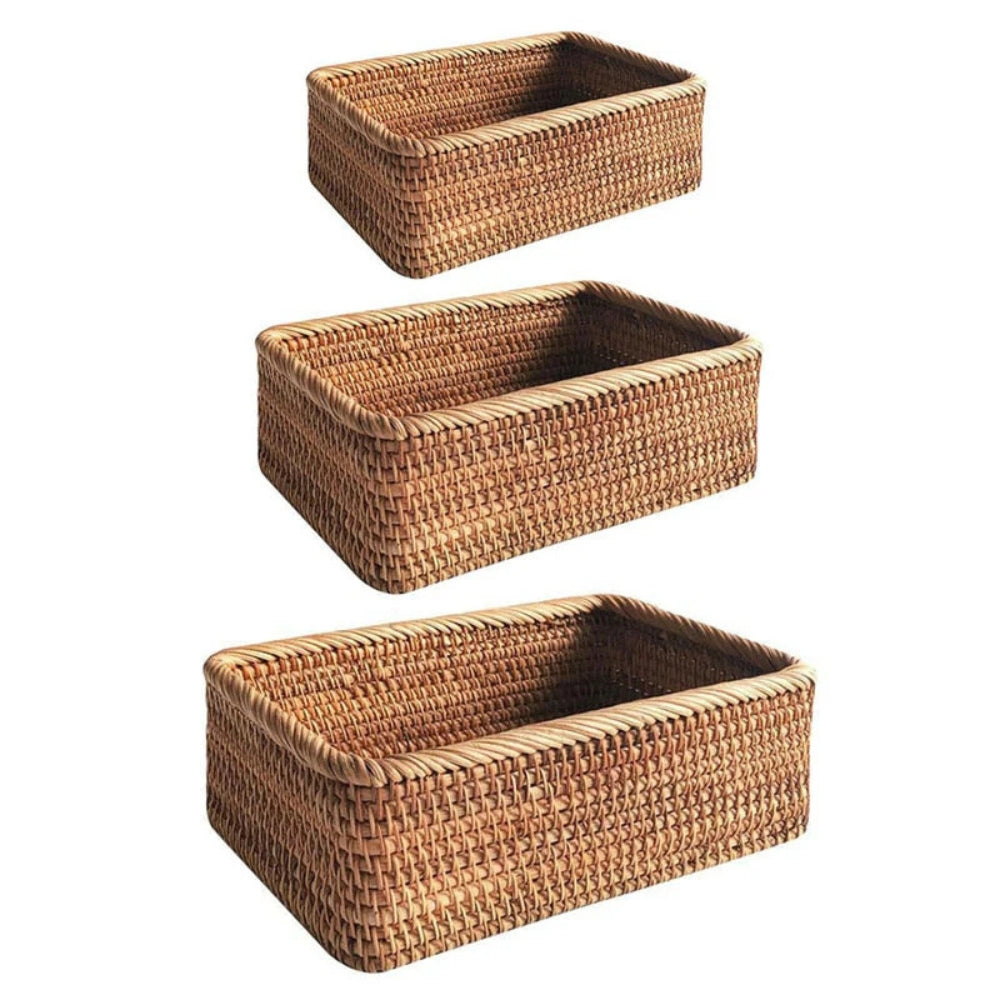 Storage Basket for Bathroom & Kitchen | Rectangular
