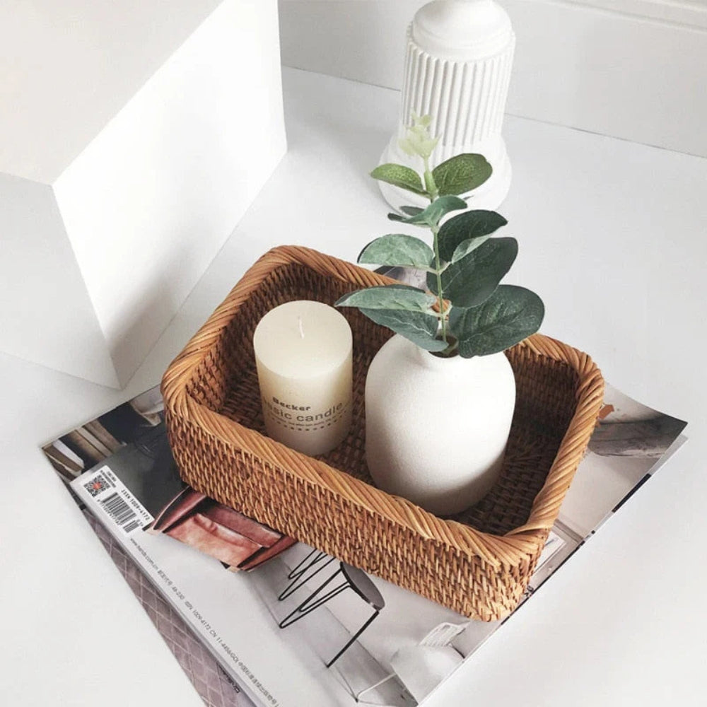 Storage Basket for Bathroom & Kitchen | Rectangular