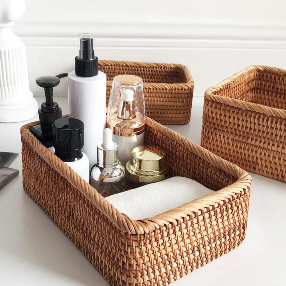 Storage Basket for Bathroom & Kitchen | Rectangular