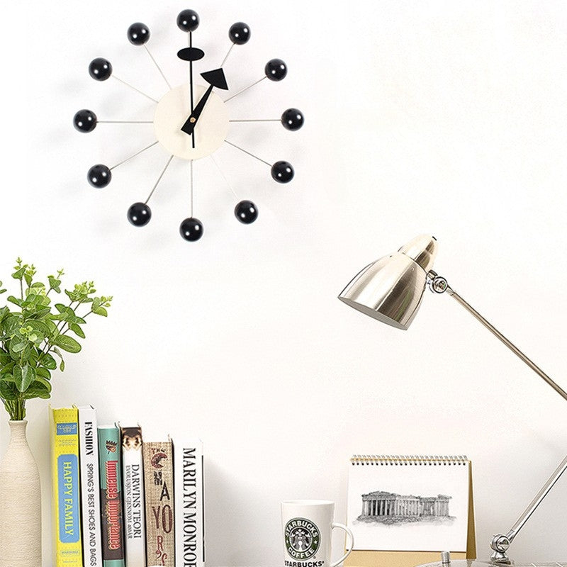 Wall Clock & Atomic Ball Design | Retro Style