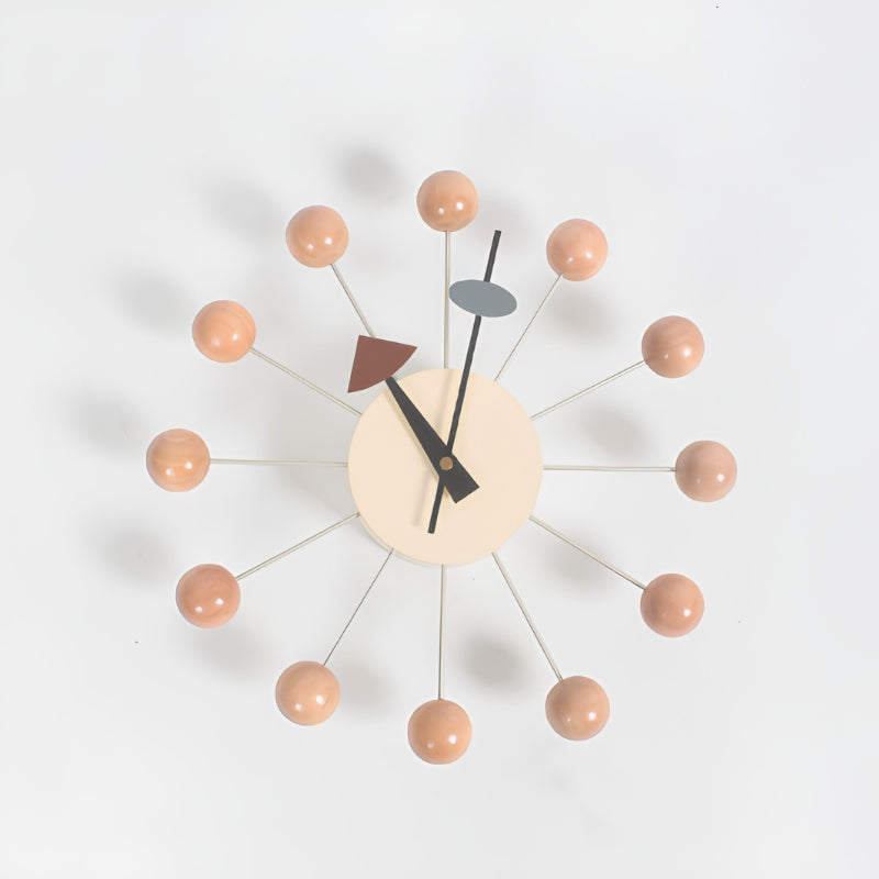 Wall Clock & Atomic Ball Design | Retro Style