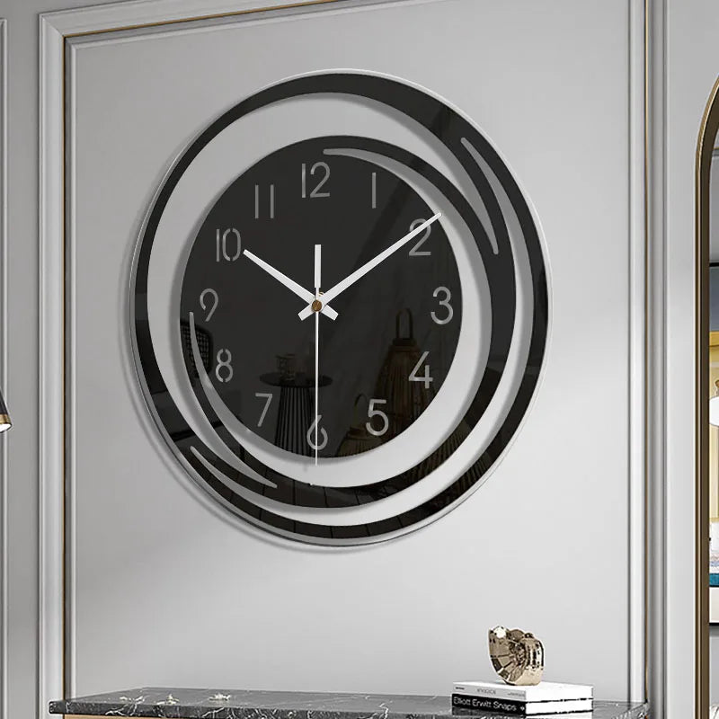 Wall Clock with Spiral Design | Modern