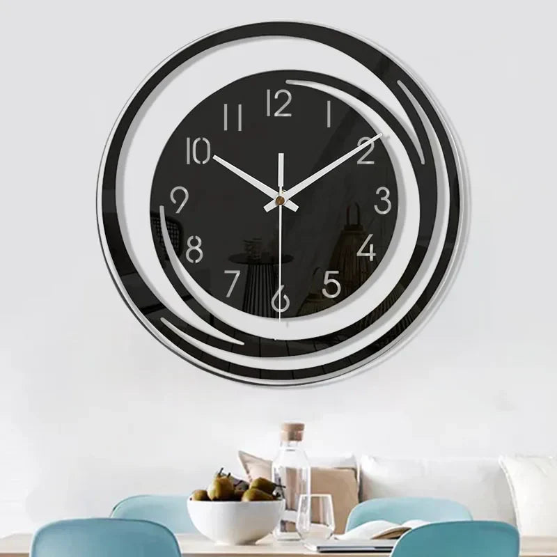 Wall Clock with Spiral Design | Modern