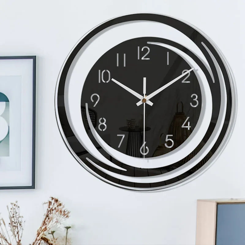 Wall Clock with Spiral Design | Modern