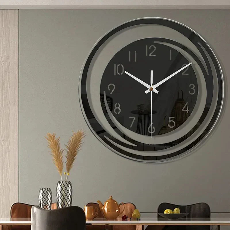 Wall Clock with Spiral Design | Modern