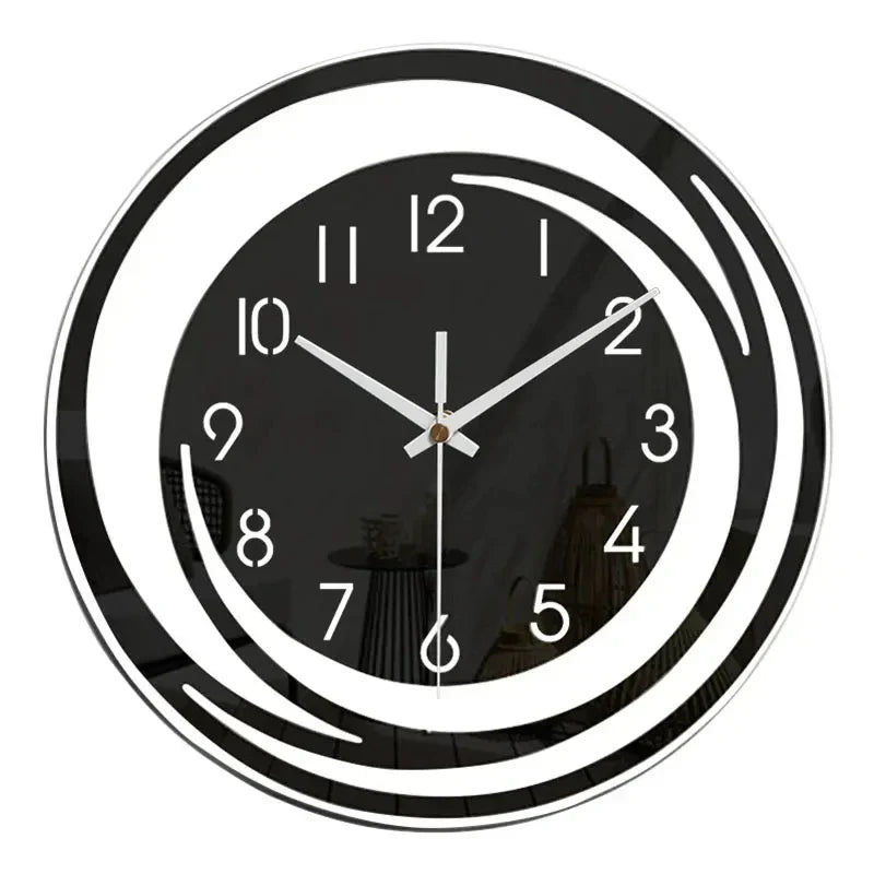 Wall Clock with Spiral Design | Modern