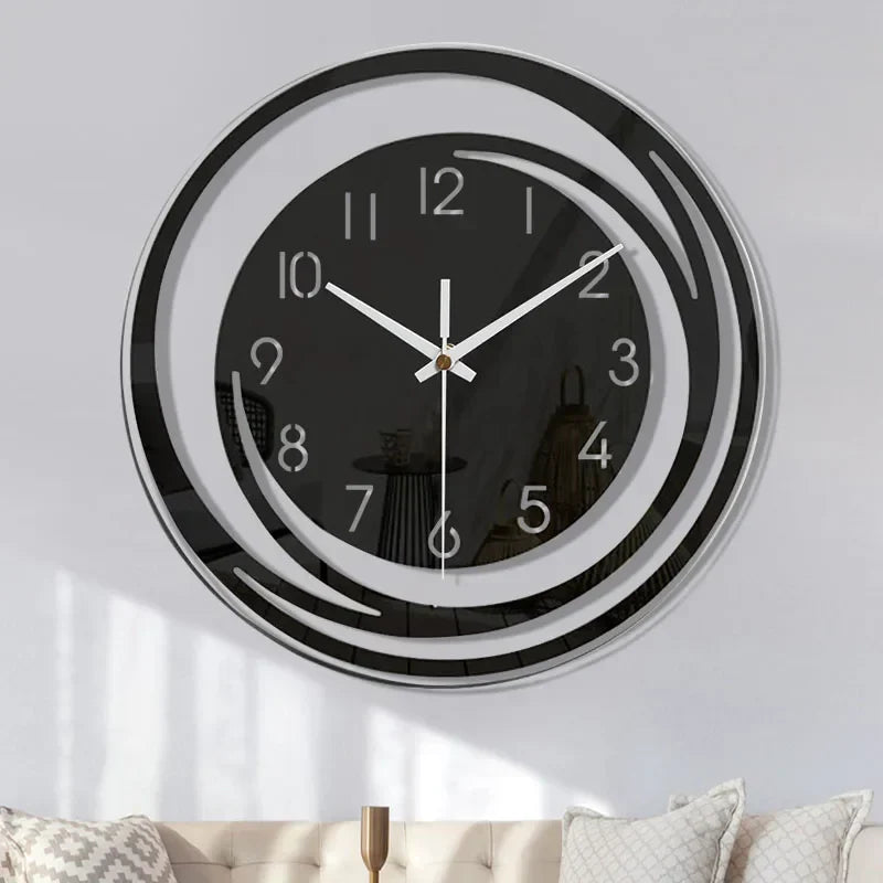 Wall Clock with Spiral Design | Modern