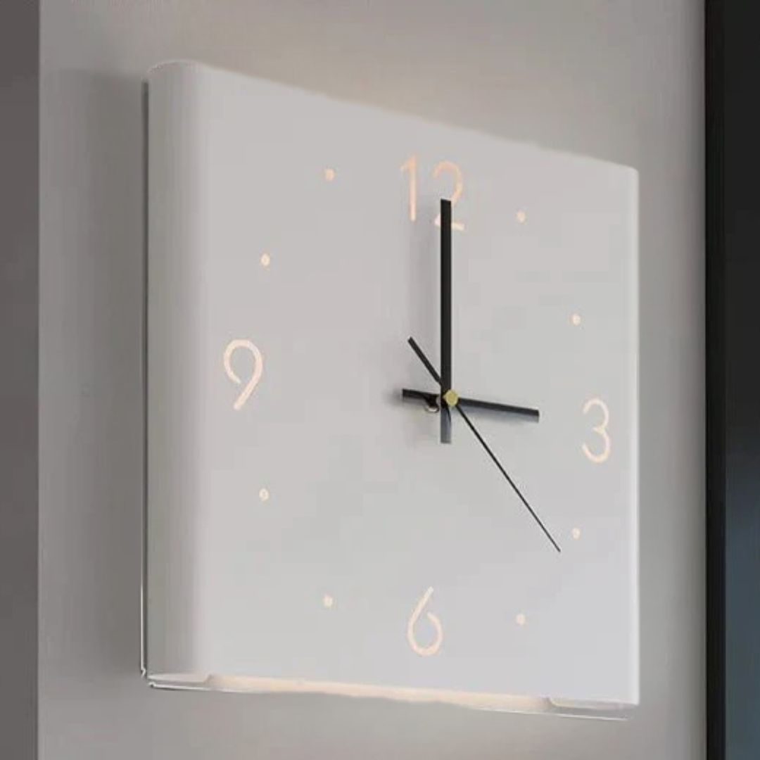 Wall Clocks with Backlit Numbers | Bedroom & Living Room